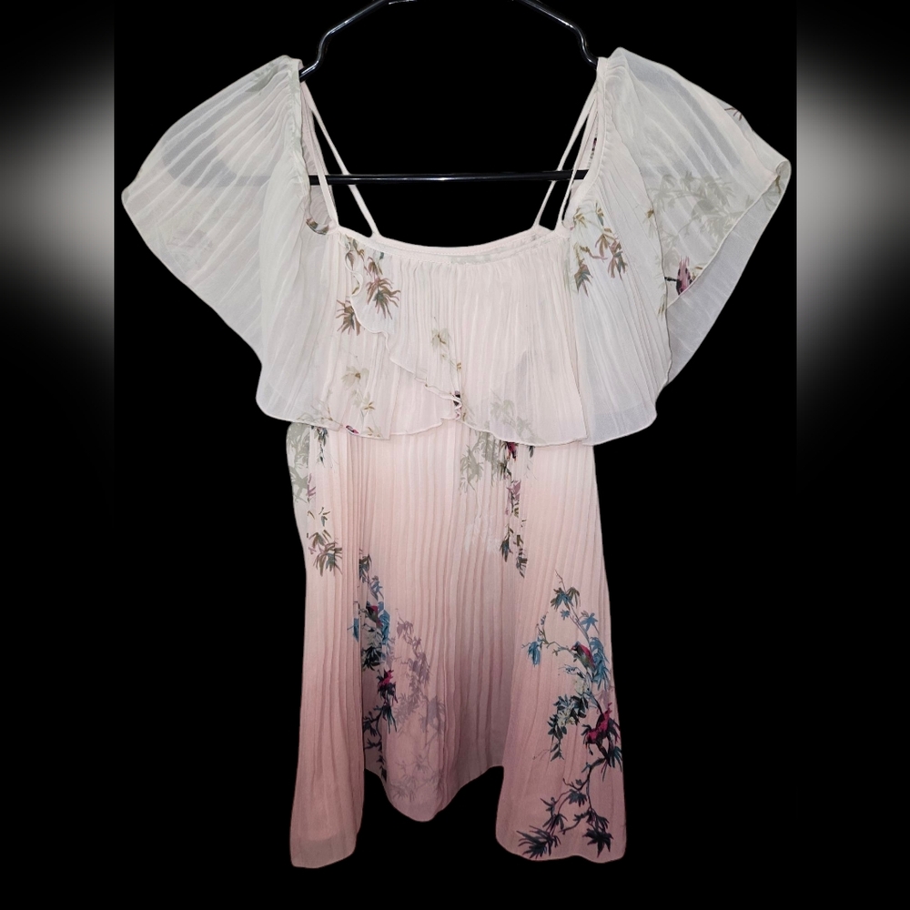 ###Lauren Conrad OFF The Shoulder Blouse - Picture 1 of 8